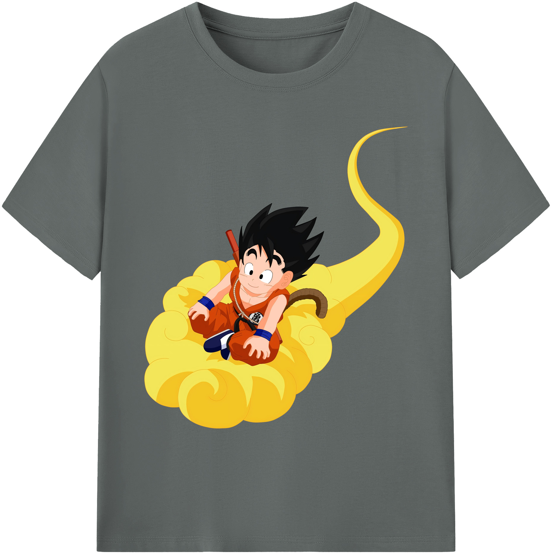 （画像用） ドラゴンボール 孫悟空（そん ごくう）Son Goku カカロット DRAGON BALL Kakarotto 綿100％ メンズ半袖Tシャツ｜肌触りやわらか＆通気性